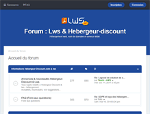 Tablet Screenshot of forum.lws-hosting.com